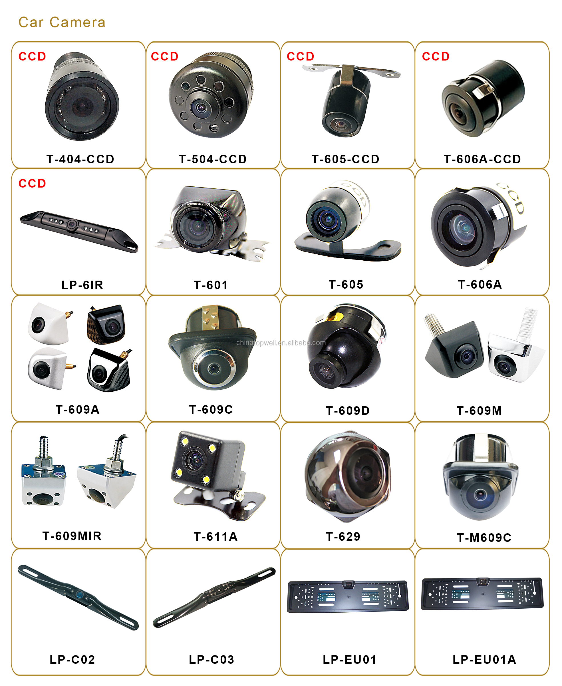 7'' 1024*600 HD VGA Monitor for MDVR, with button trigger to display the reversing camera image