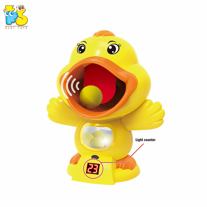 Hungry Shooting Duck Toys Air-powered Gun Soft Bullet Ball With - Foto 3