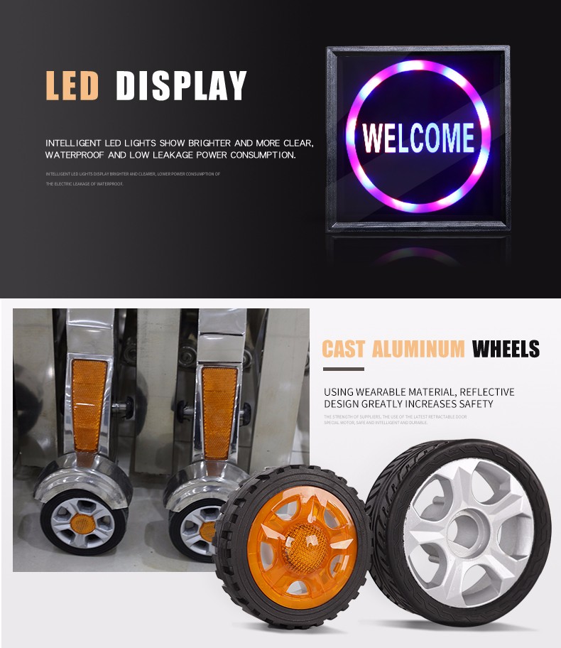 Modern Automatic Electric Driveway Gates Stainless Steel Style retractable gate With Factory