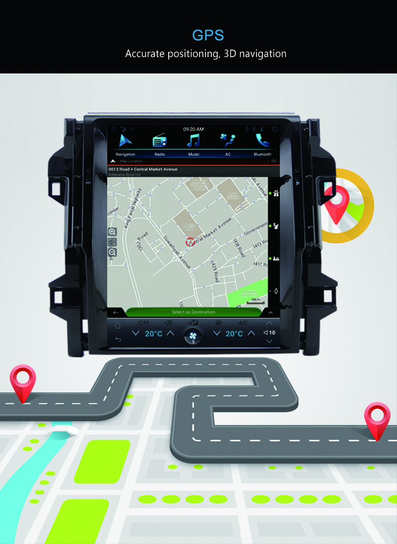Tesla 10.4 inch Android 6.0 Car DVD Radio GPS Player For Ford Focus 3 2012 2013 2014 2015
