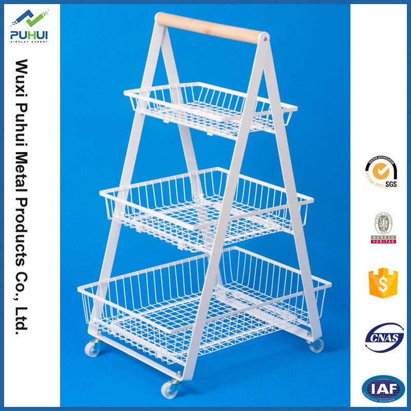adjustable angle position mesh basket storage holder foldable home organization utility trolley