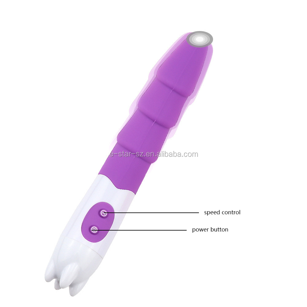 6 Speed Silicone Vibrator - Waterproof Power Dildo