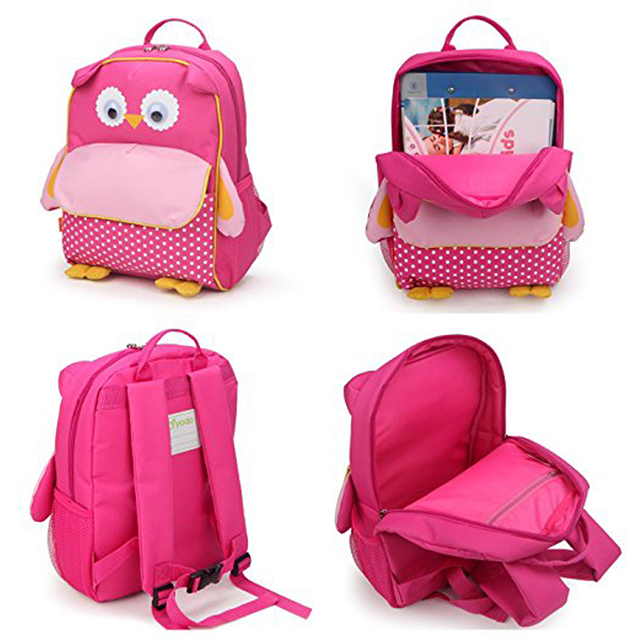 Nome Marca Bonita Mochila escolar para Beb&ecirc; Mochila Infantil Ador&aacute;vel animal de desenho animado Mochilas escolares para crian&ccedil;as