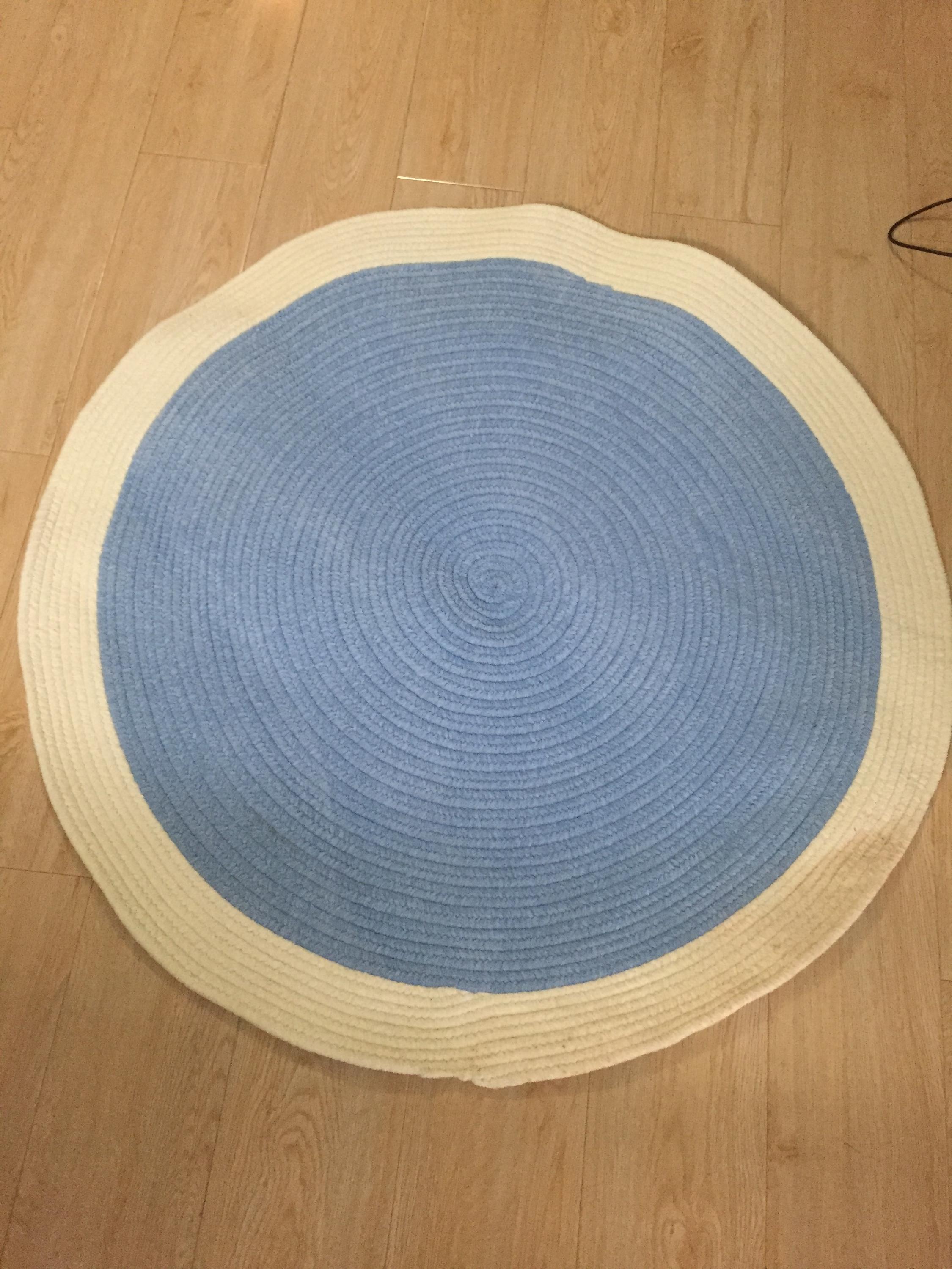 机织棉绳编织地毯