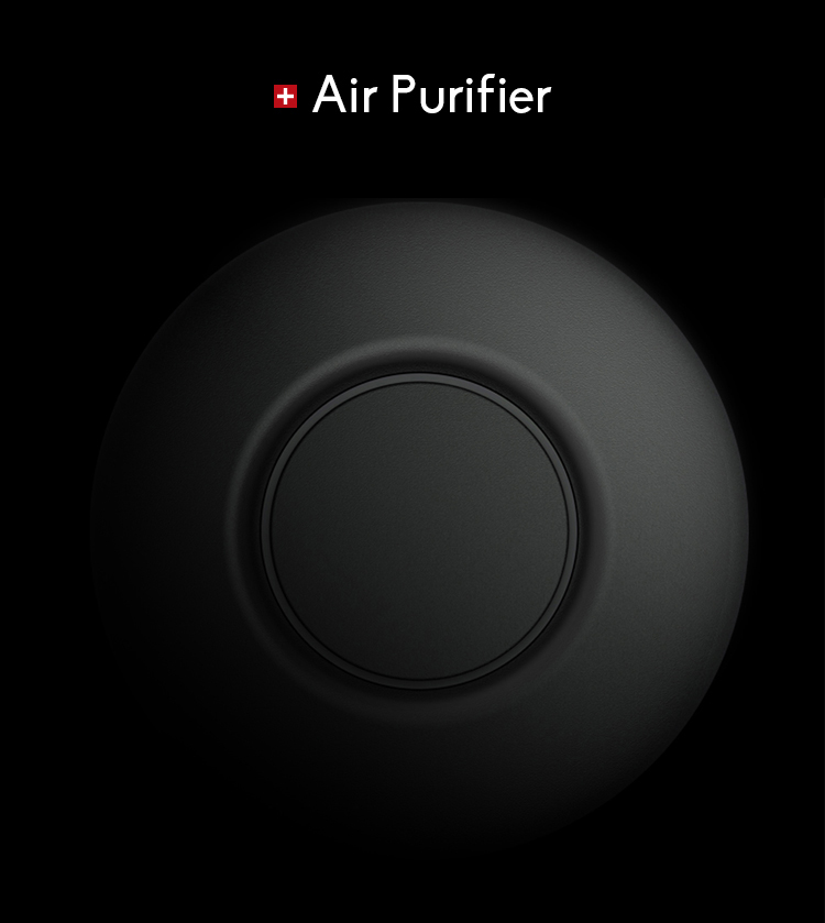 New Arrival Round Shape Car Air Purifier USB Cord Air Mini Purifier for Home and Car Use