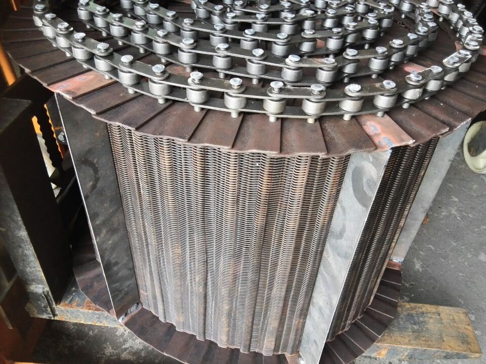 ODM Stainless Steel Conveyor Spiral Link Belting Mesh Steel