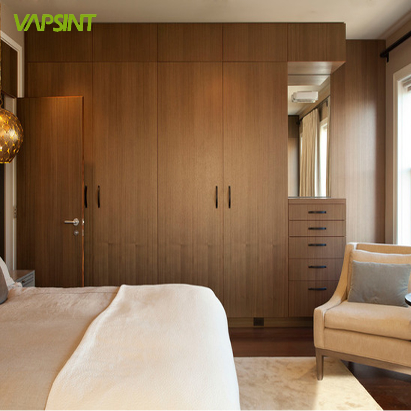 Brown color melamin furniture bedroom