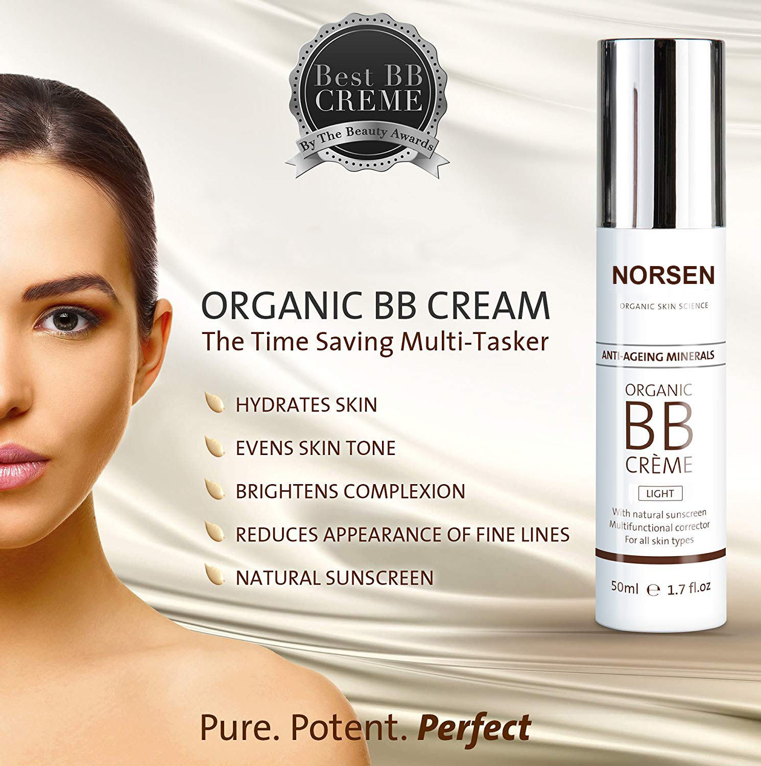 OEM Private Label Organic Moisturizing Improves Skin Elasticity BB Cream