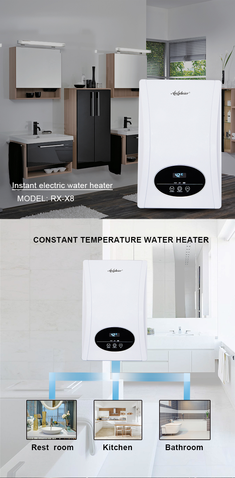 8kW hot water on demand tankless water heater tankless water whole house