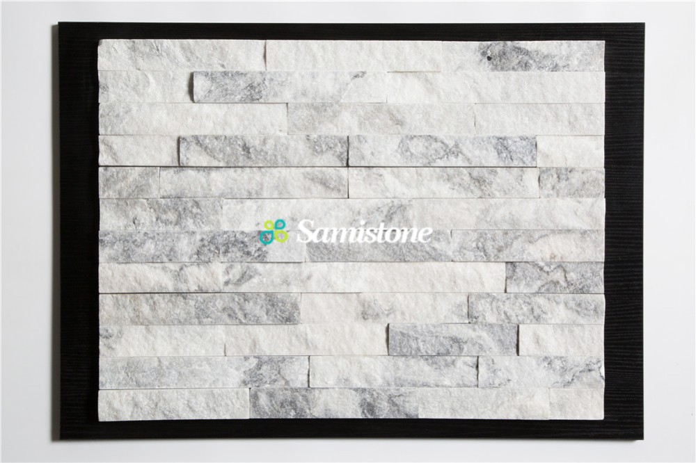 Samistone Rain Clouds Marble Split Face Outdoor Tiles Natural Culture Stone