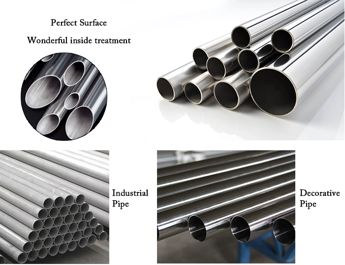 Le tube sans couture sanitaire d'acier inoxydable de la catégorie comestible 304 304L 316 316L 310S 321/solides solubles sifflent avec le petit prix