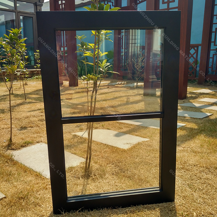 MJL aluminum alloy profile glass fixed window for home tempered glass lowes glazed windows