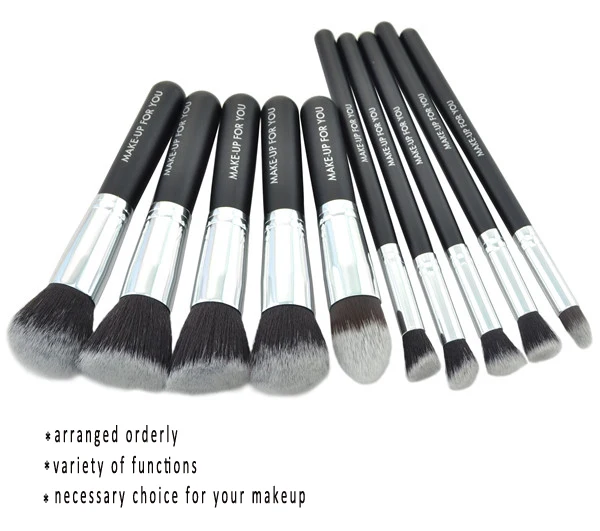 Best Quality 9pcs Premium Synthetic Kabuki Makeup Brush Set Professional Cosmetic Foundation Blending Brushes