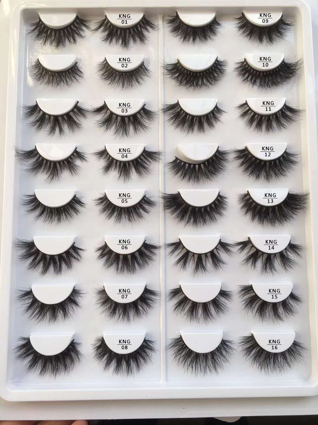 5 Pairs Easily Apply eyelashes miami lashes private label logo 3d mink individual thick false eyelashes custom faux mink lashes