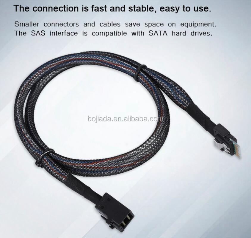 SlimLine SAS 4.0 SFF-8654 4i 38pin Cavo Di Prolunga Dati Su Disco Rigido Per Server Dritto 0.5M 1M - Foto 14