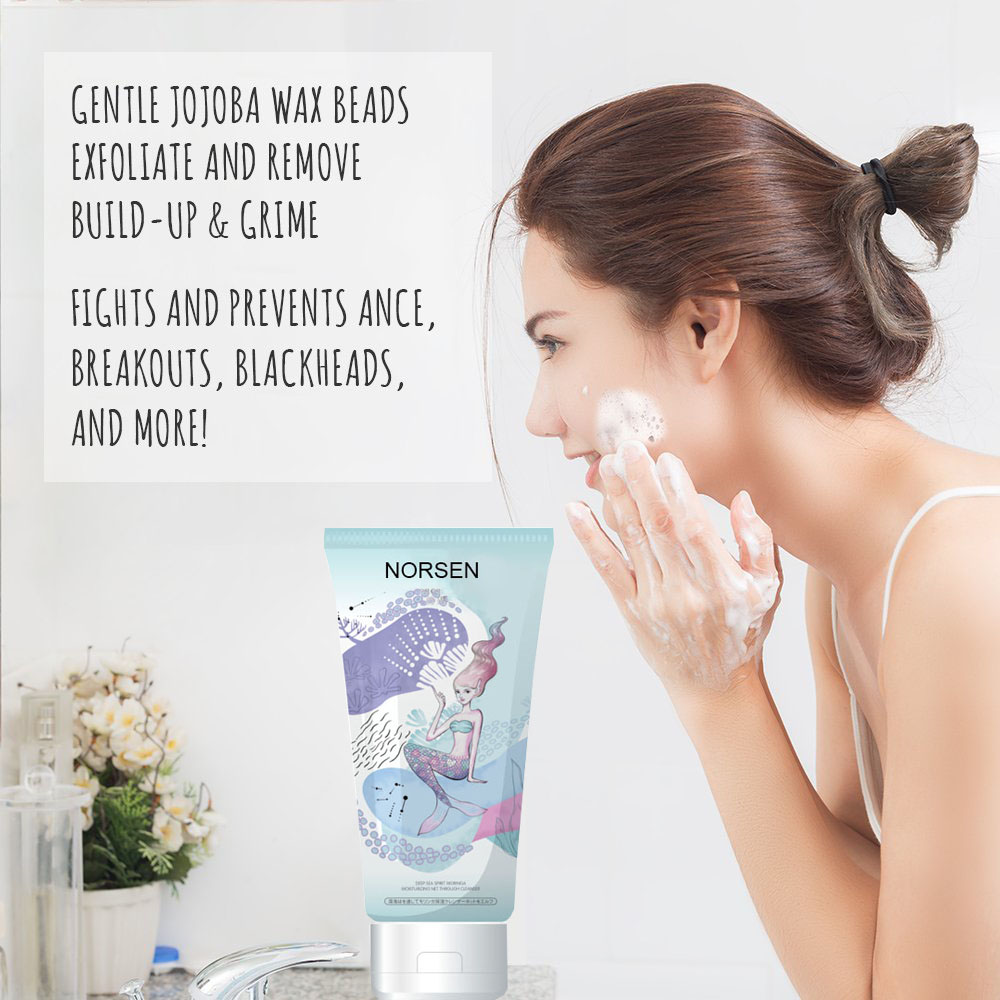 Low Price  Sales private label Promaska Sea Spirit Moringa Moisturizing all natural Face Cleanser