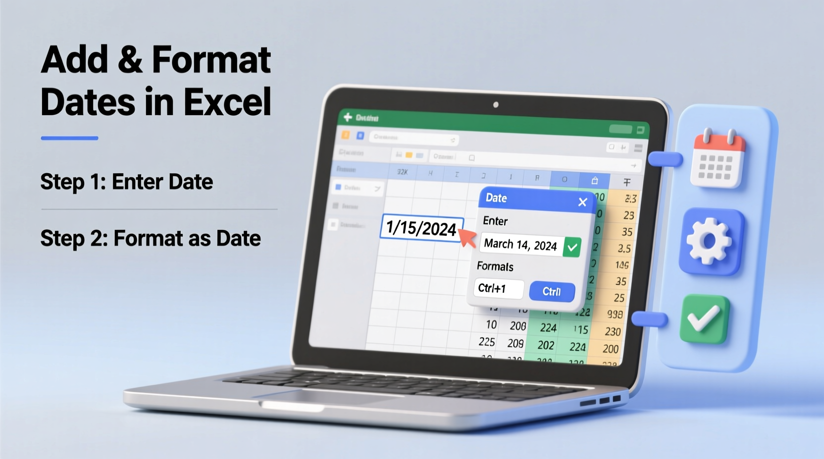 easy and accurate ways to add and format dates in excel cells