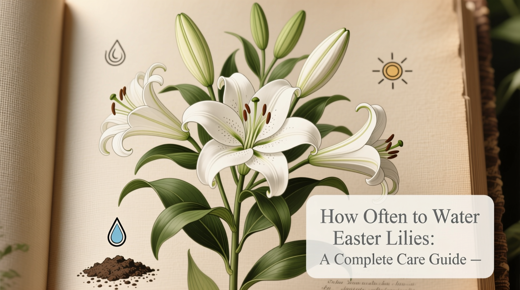 how often should i water my easter lily