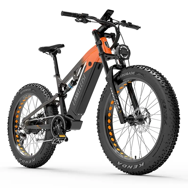 US EU LANKELEISI RV800 26 inch fat tire 48V 20Ah electric mountain bike