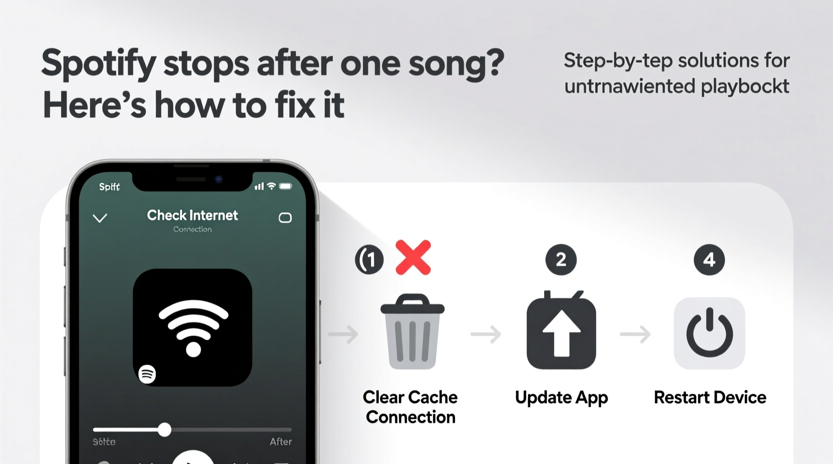 spotify stops after one song heres why how to fix it