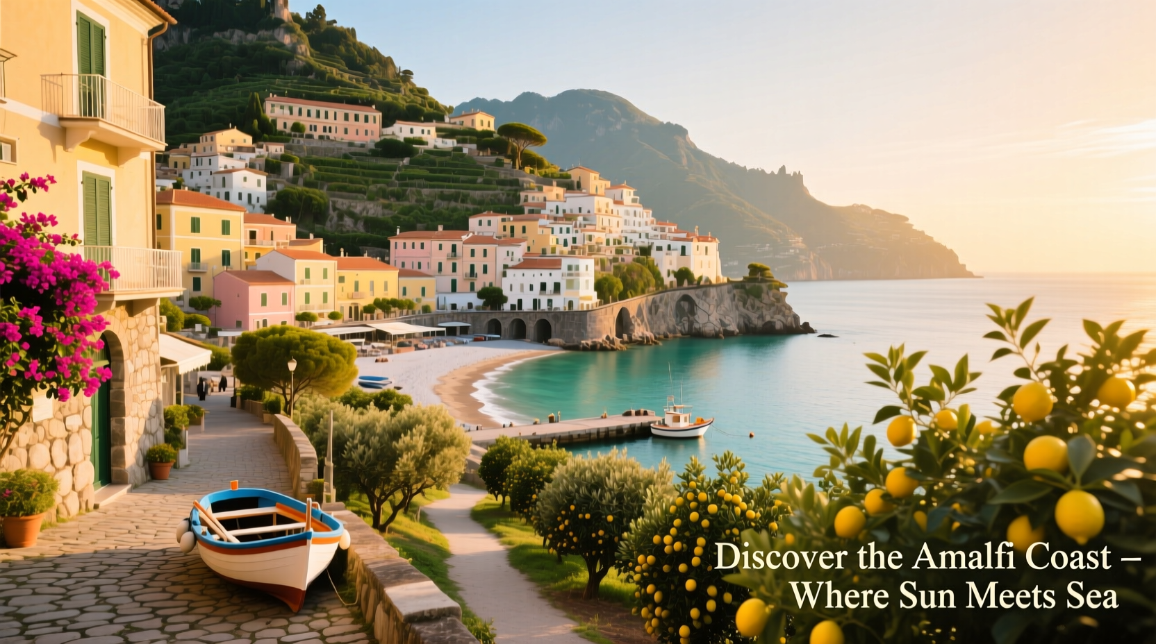 discover the best beach town on amalfi coast with charming views and sunny vibes