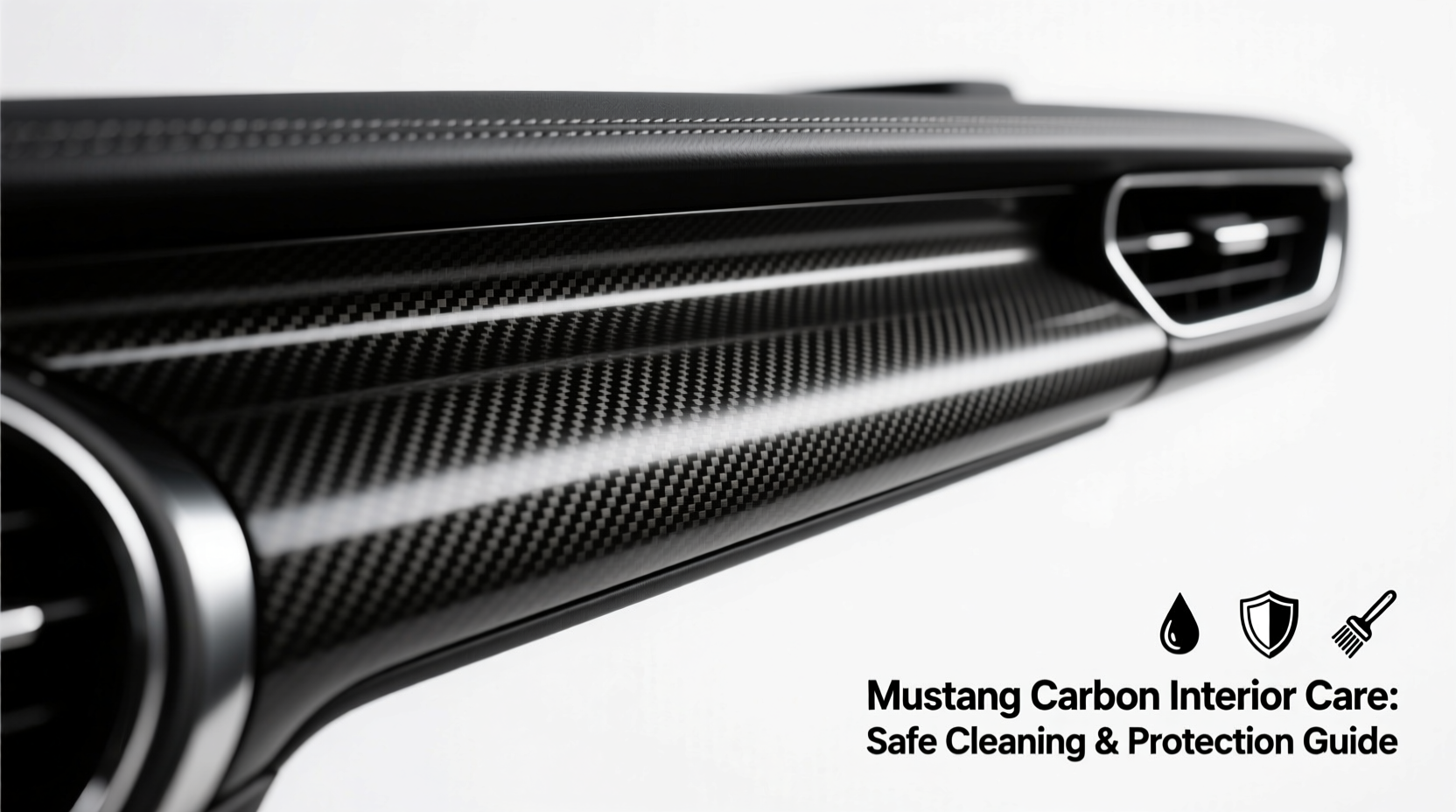 mustang carbon interior care