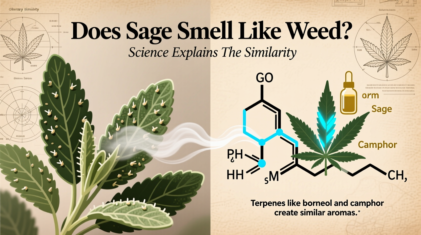 does sage smell like weed