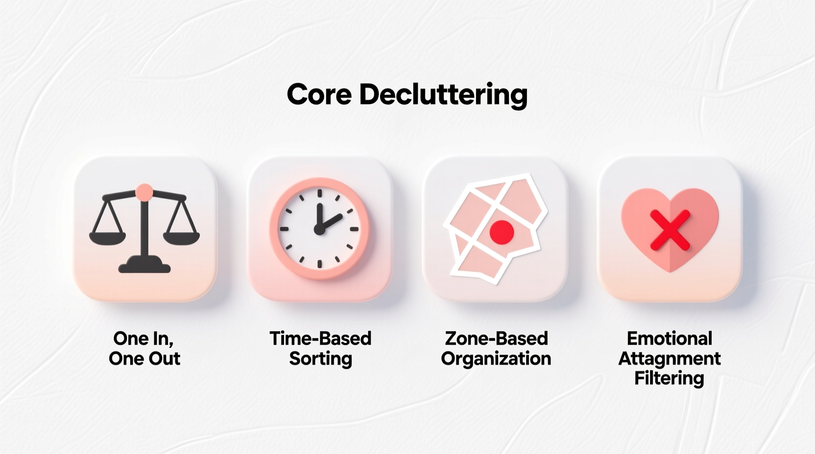 core 4 decluttering method