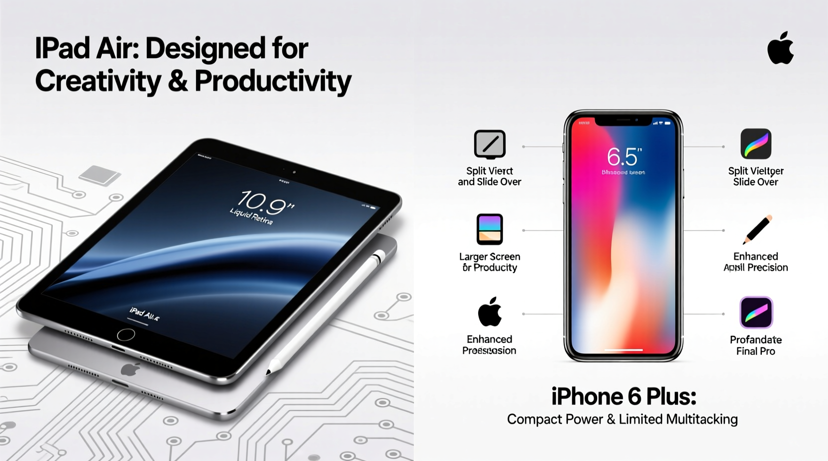 is the ipad air really just a bigger iphone 6 plus what can it do that the iphone cant