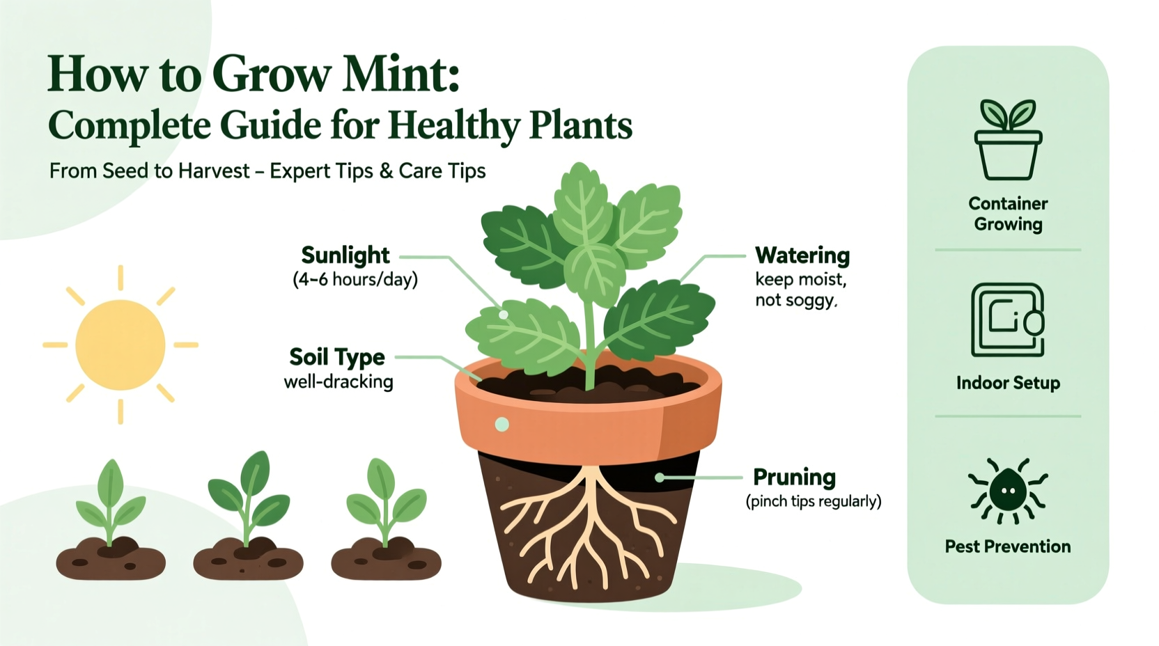 How to Grow Mint: Complete Guide for Healthy Plants