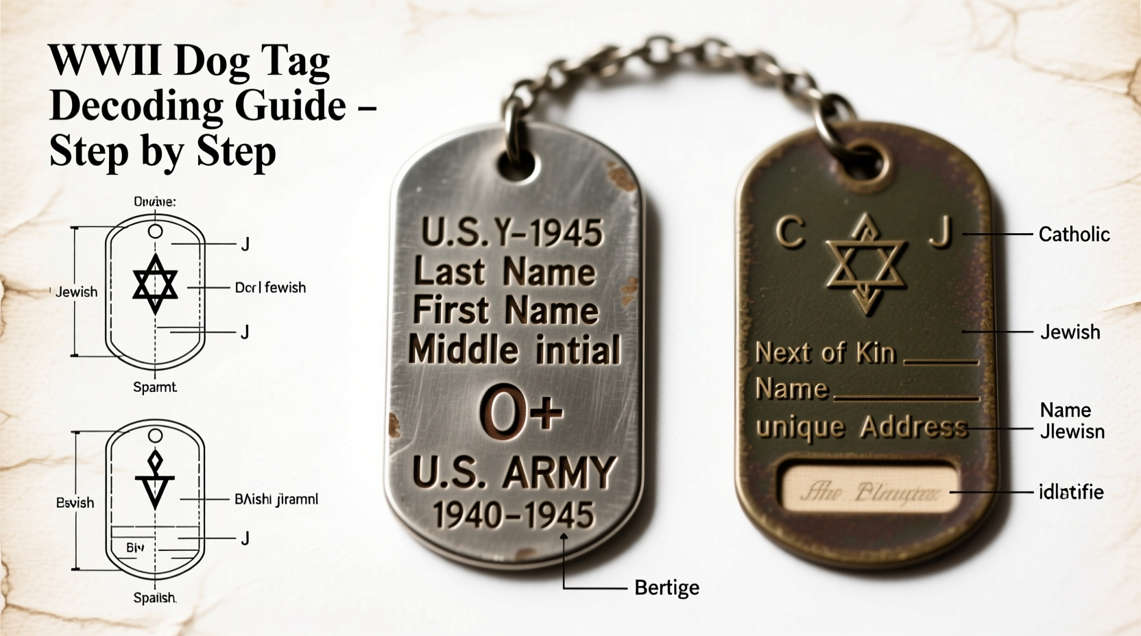 decoding wwii dog tags a step by step guide to understanding their symbols and information