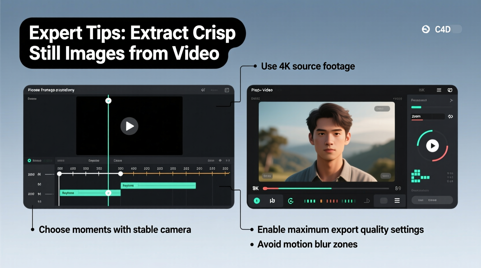 expert tips for extracting crisp high quality still images from your videos