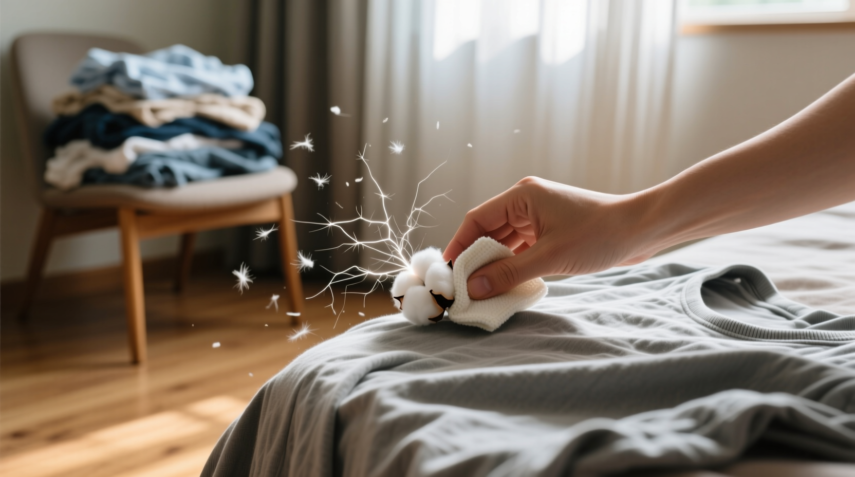 how to get static out of clothes