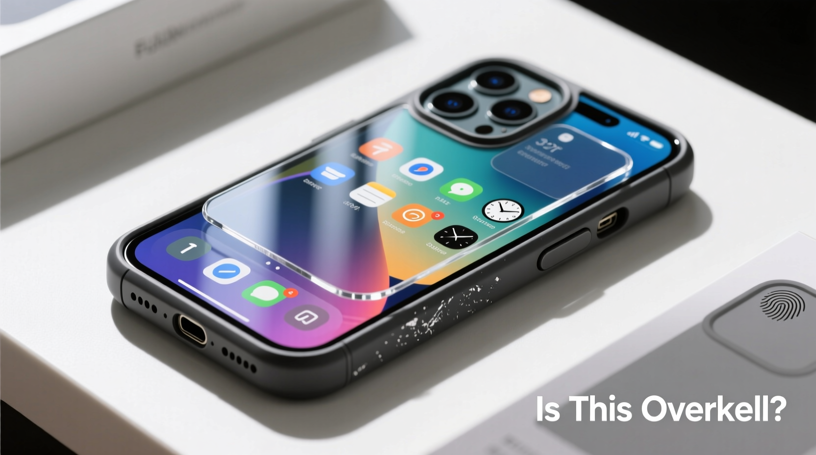 full coverage case and a screen protector is that phone protection overkill