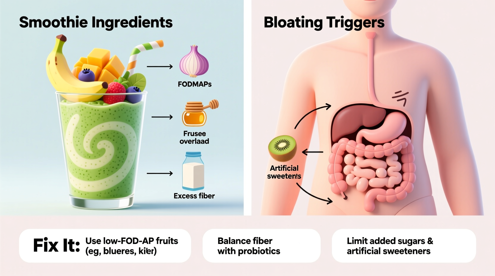 smoothie bloat why smoothies cause bloating and how to fix it