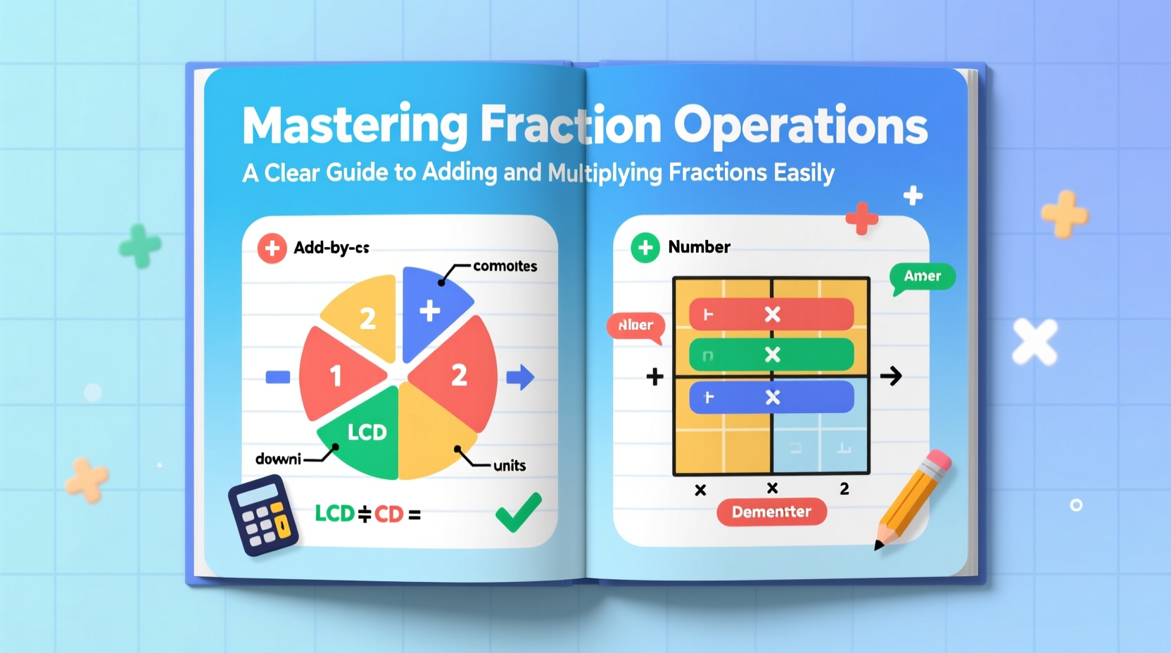 mastering fraction operations a clear guide to adding and multiplying fractions easily