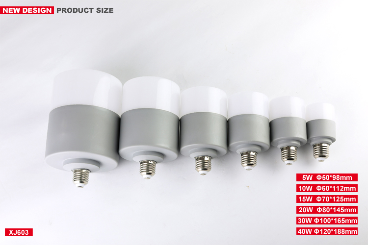 China led bulbs manufacturer T shape energy saving e27 40w led bulb