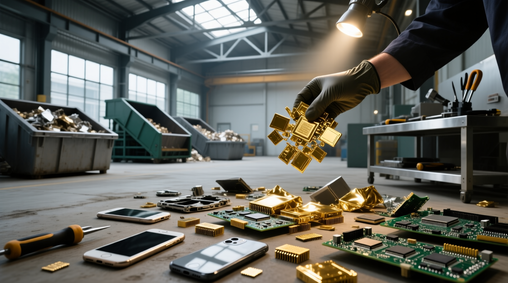 How Much Gold Is in Electronic Scrap? Real Yields & Recovery Facts