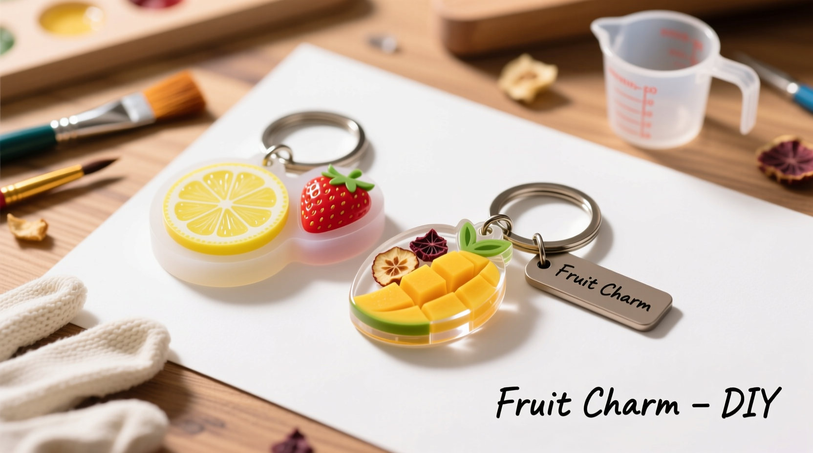unique and easy diy fruit themed keychains a practical guide for beginners
