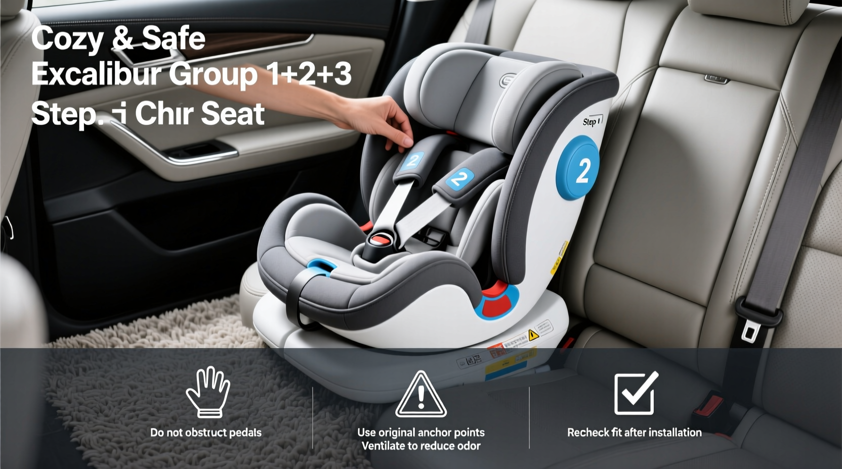 cozy n safe excalibur group 123 child car seat review
