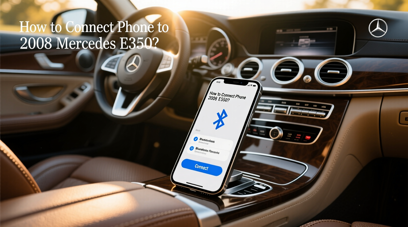 How to Choose & Connect Phone to 2008 Mercedes E350 (W211)