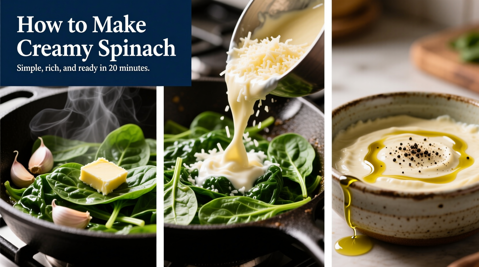 How to Make Perfect Creamed Spinach: Simple Recipe & Tips
