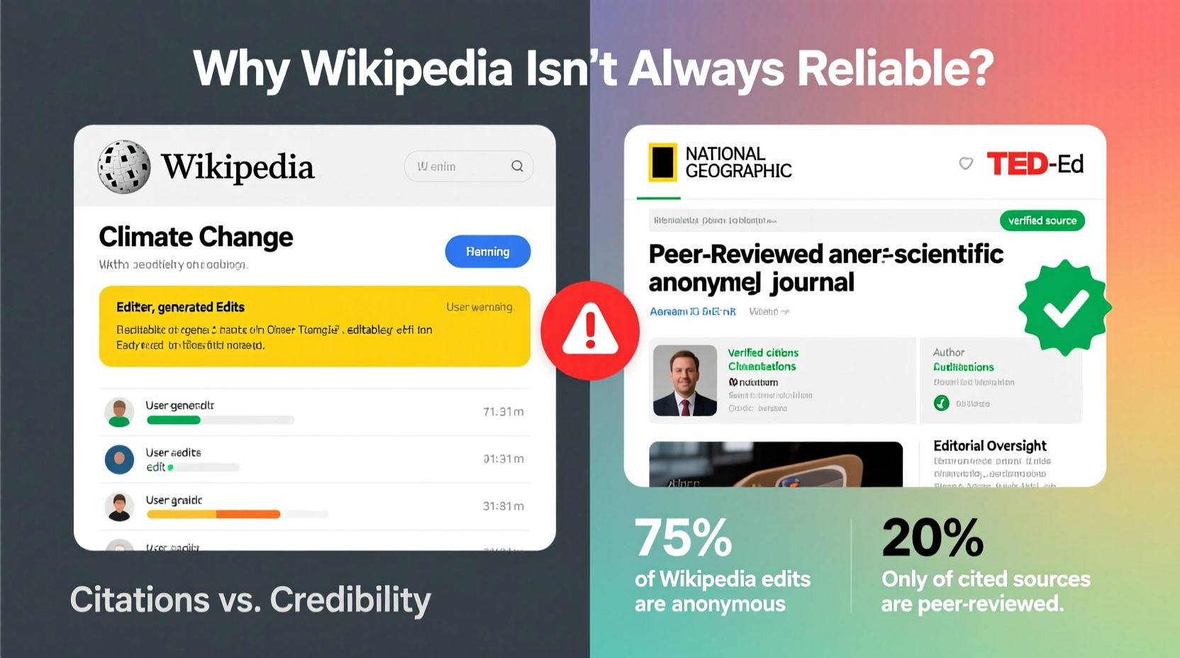 wikipedia credibility why its often not a reliable source