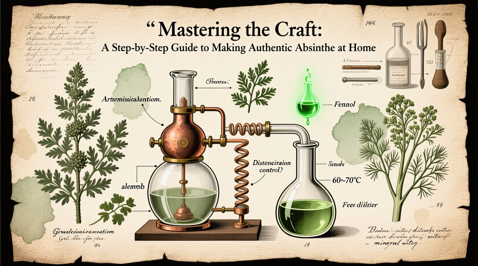 mastering the craft a step by step guide to making authentic absinthe at home