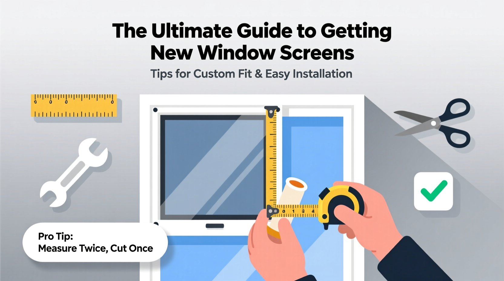 the ultimate guide to getting new window screens tips for custom fit and easy installation