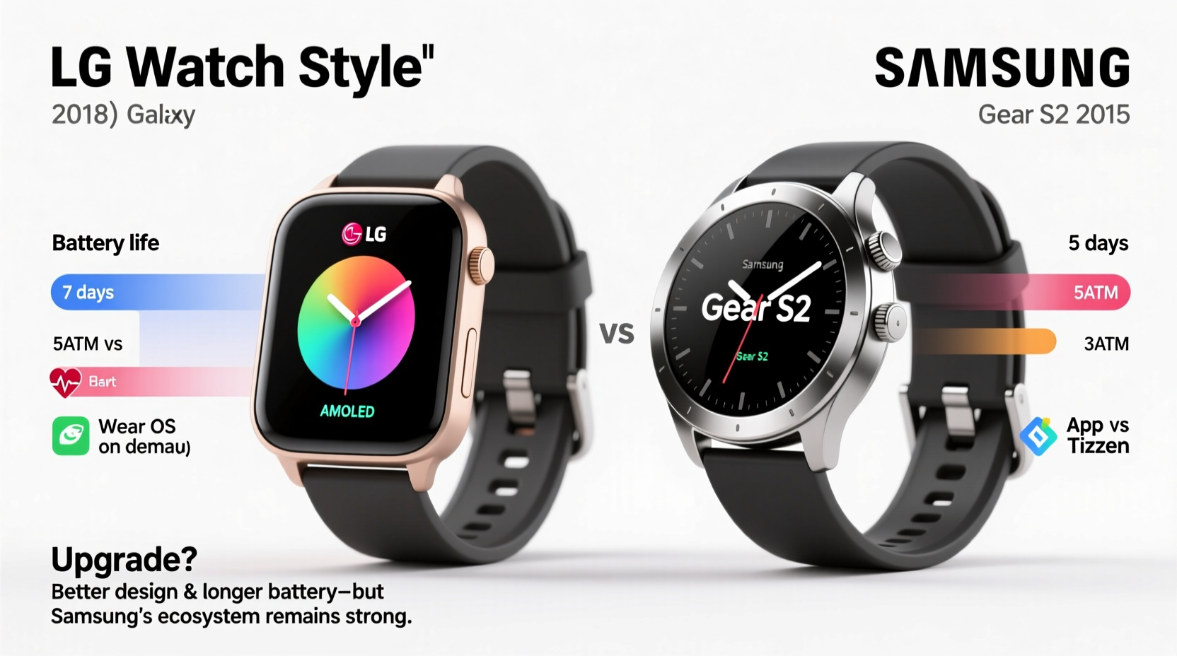 lg watch style vs samsung gear s2 is the upgrade really worth it or are you paying for hype