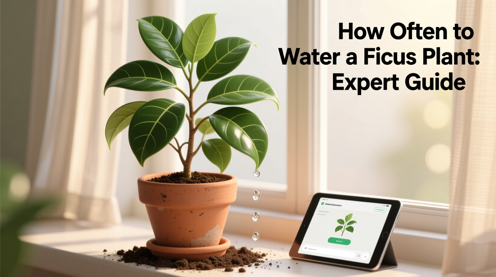 how often to water a ficus