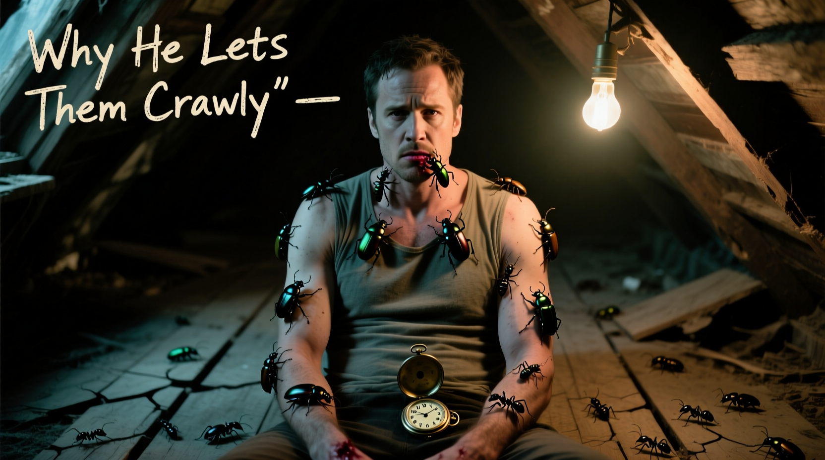 why ben afflecks character lets insects crawl on him explained