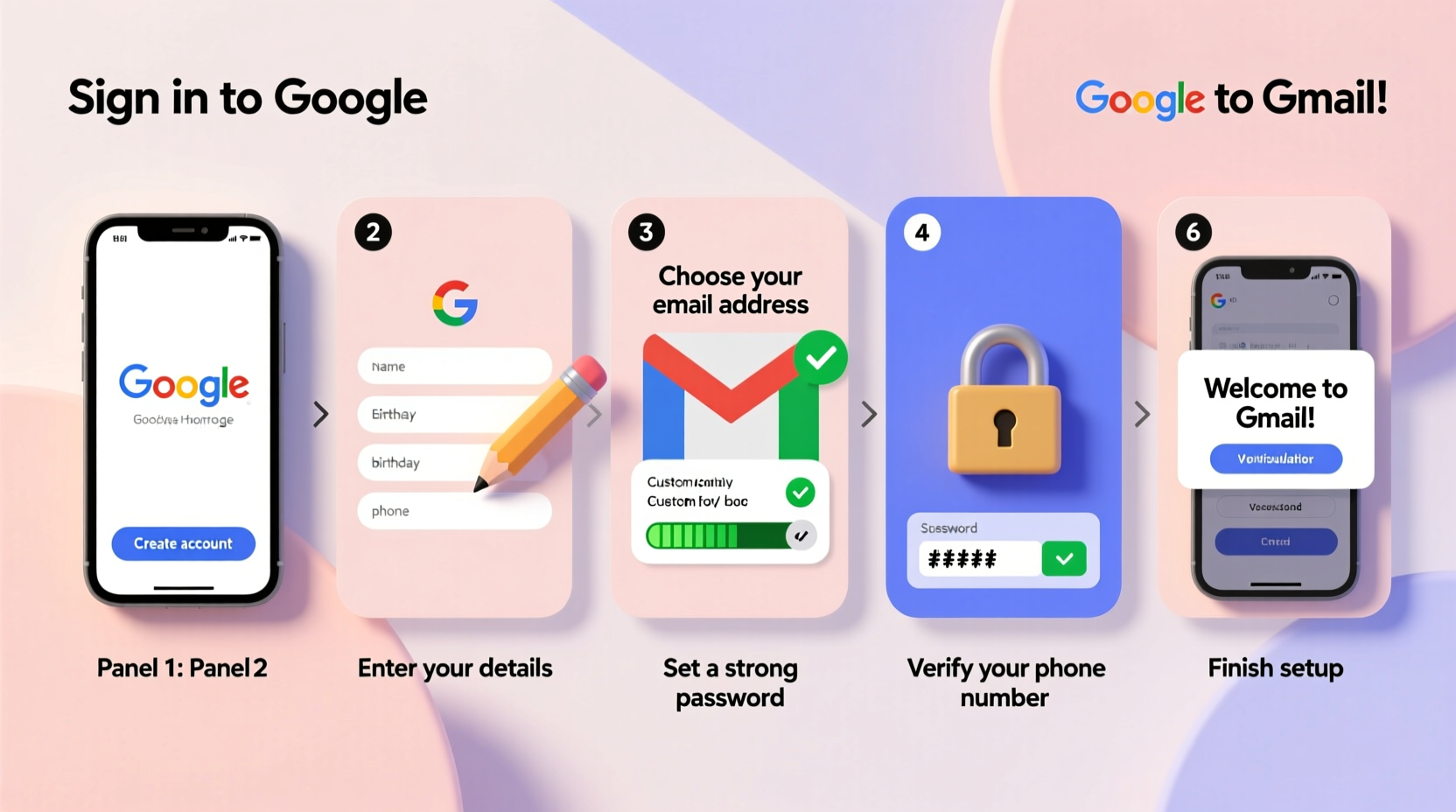 step by step guide to setting up your new google email account easily