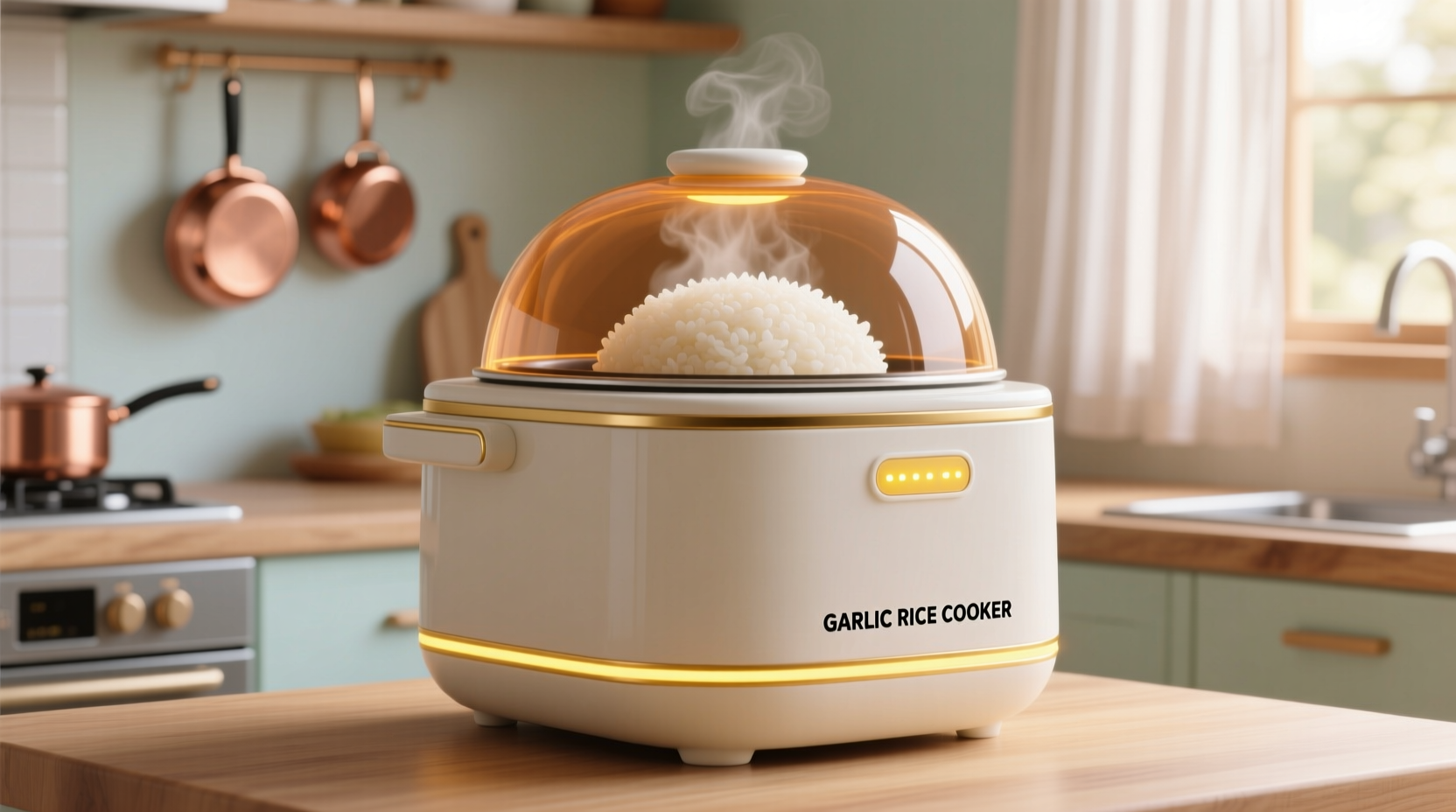 garlic rice cooker
